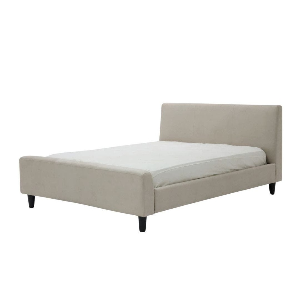 Giffer Bed 5ft-Cream Fabric