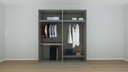 Wardrobe Plus -I@H_250000232:DA-Pink Gold/IVO/TW/Grey,Door:Pink/WH Pearl/Gold MIR